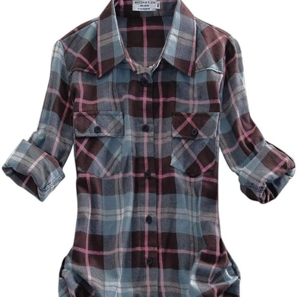 Match Flannel Womens top